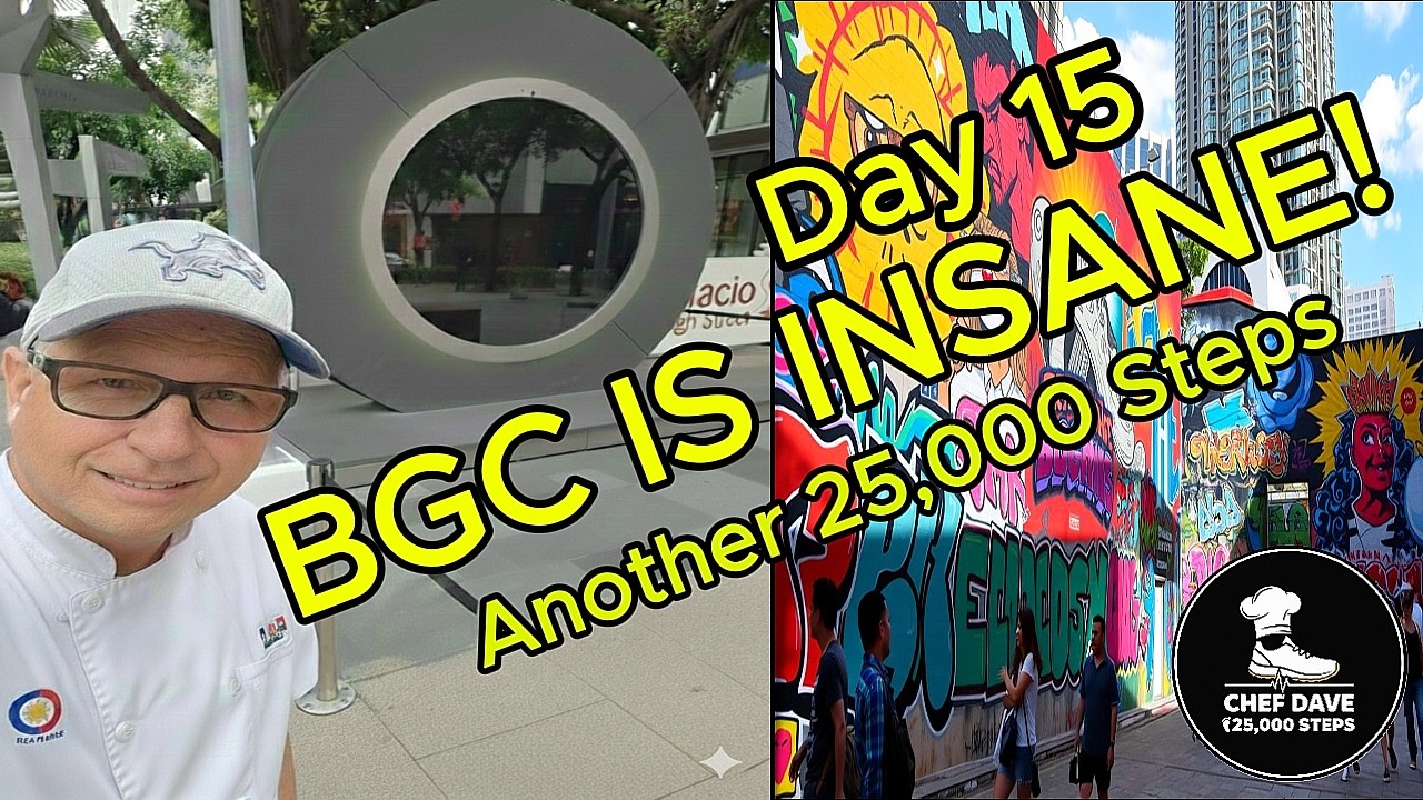 INSANE DAY IN BGC: 25,000 Steps in Manila's Most Modern City