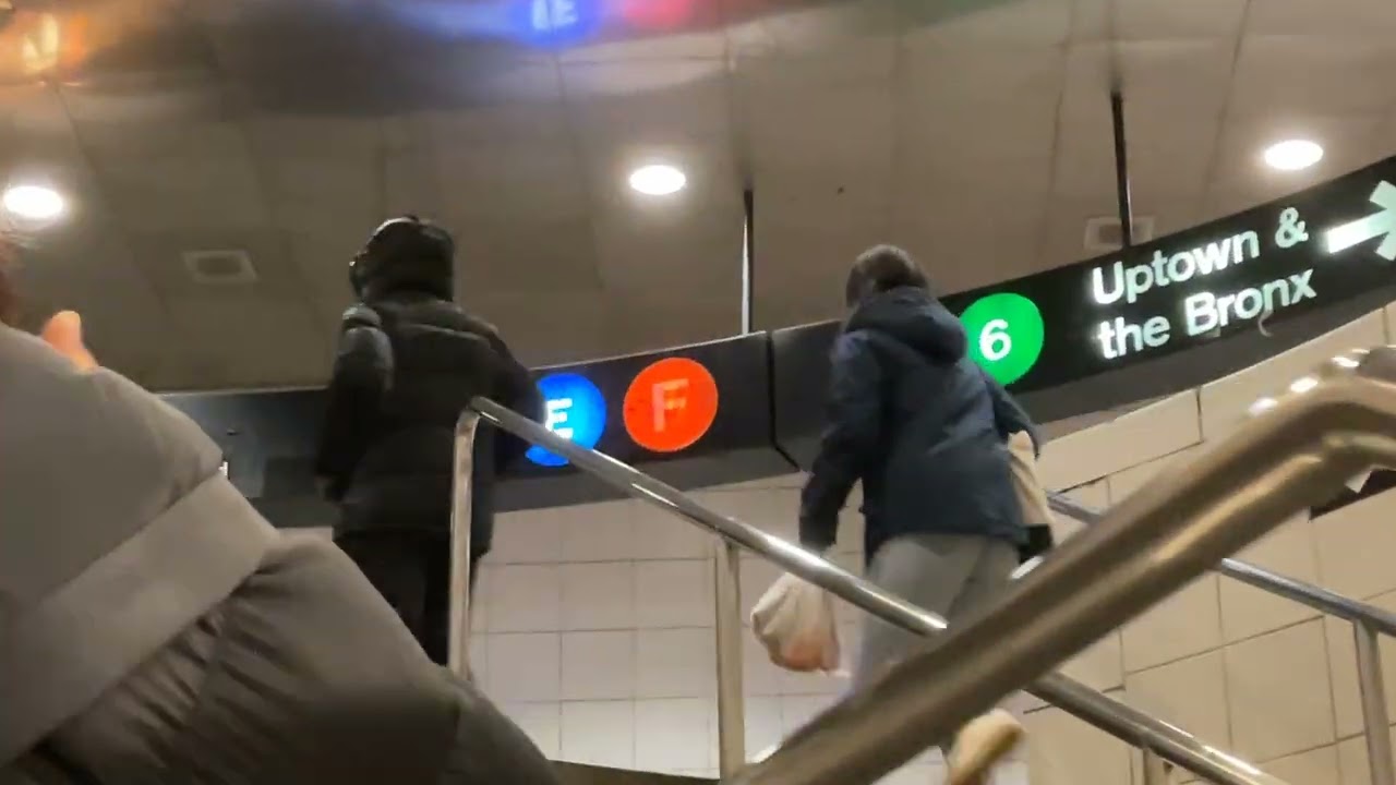 Subway ride from 59th street to broadway