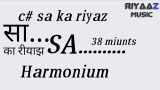 Sa ka riyaaz on harmonium c# scale riyaaz music screenshot 3