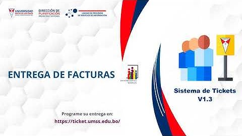 Sistema de Tickets V1.3 (Programación de Ticket) | Universidad Mayor de San Simón