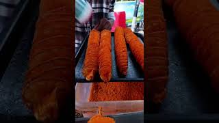 potato chips cutting and processing.#Shorts #PotatoChips #ChipsMaking #StreetFood #FoodShorts