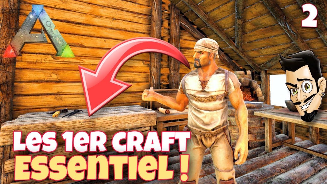 LES 1ER CRAFT ESSENTIELS POUR BIEN DÉBUTER SUR ARK THE ISLAND EP2 Ark Survival Evolved Ark