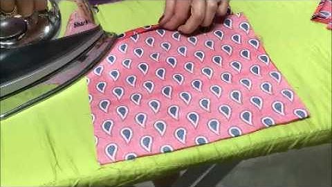 Drawstring Bag:  Step 4