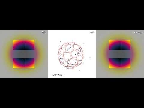 C60 Molecular Dynamics Simulation – Low Intensity