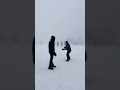 My first snow experience
