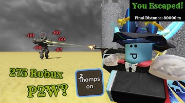 Using Only Thompson Gun to Beat Dead Rails (Roblox Dead Rails)
