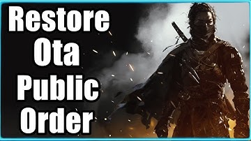 Rise Of The Ronin Restore Ota Public Order