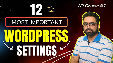 Most Important WordPress Settings Before Building Website | WordPress Full Course | Robin Mehta