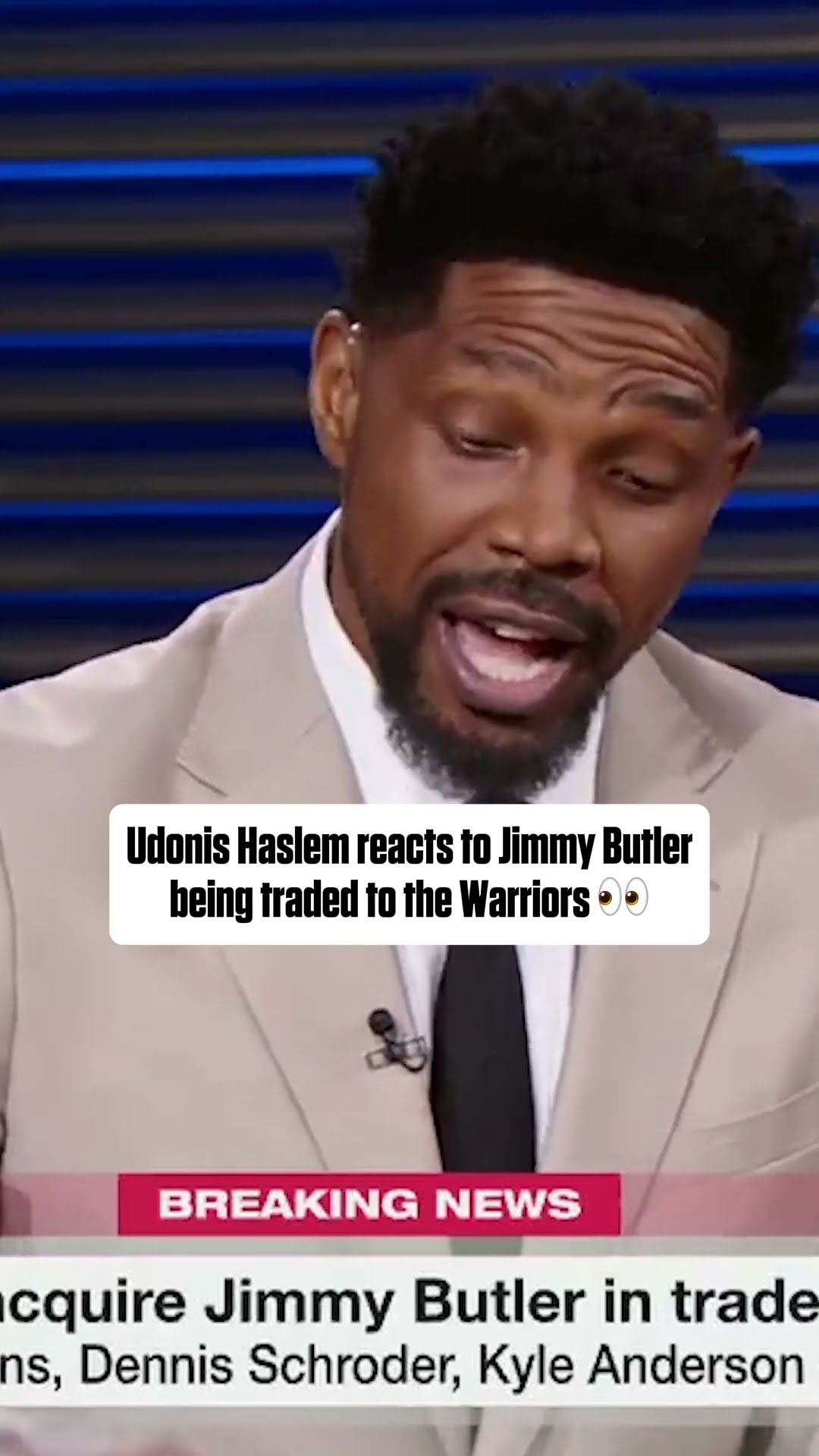 Udonis Haslem reacts to Jimmy Butler being traded to the Warriors ?