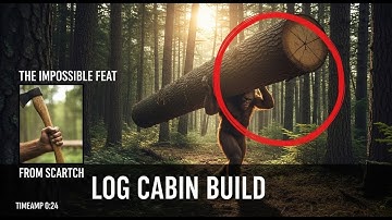 Building a Log Cabin From Scratch (Using Only an Axe)