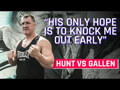 MARK HUNT VS PAUL GALLEN: 'His only chance is to knock me out' - Gallen