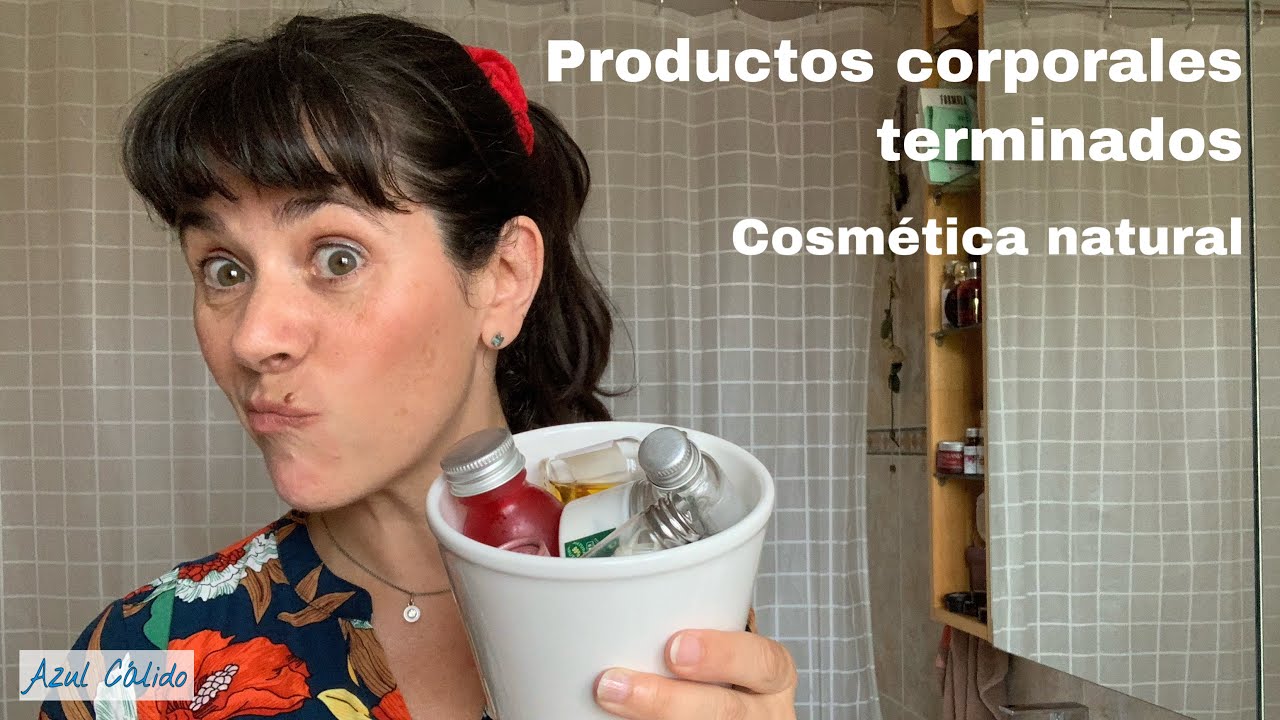 Productos terminados corporales. Cosmética natural