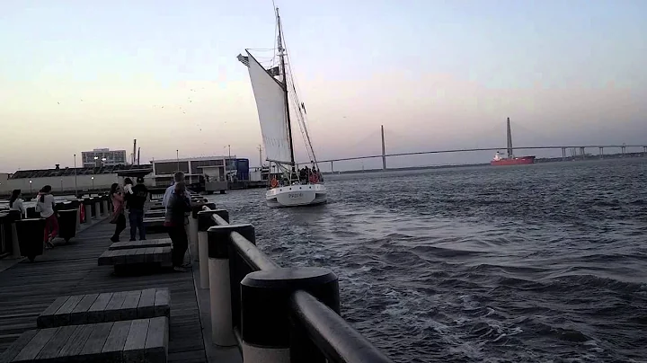 Schooner Pride... on a flyby.. Charleston
