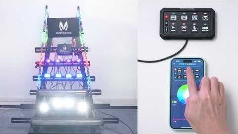 How to Control P1s Bluetooth 8 Gang RGB Switch Panel via Mictuning APP?