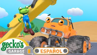 Rescate del camión monstruo  | Garaje de Gecko | Carros para niños | Vídeos educativos