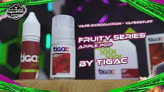 THIS IS A SELECTED QUALITY APPLE! | FRUITY SERIES "APPLE POP" SALTNIC BY TIGAC