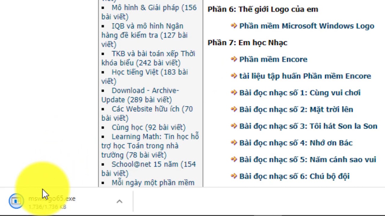 HƯỚNG DẪN CÀI ĐẶT PHẦN MỀM LOGO
