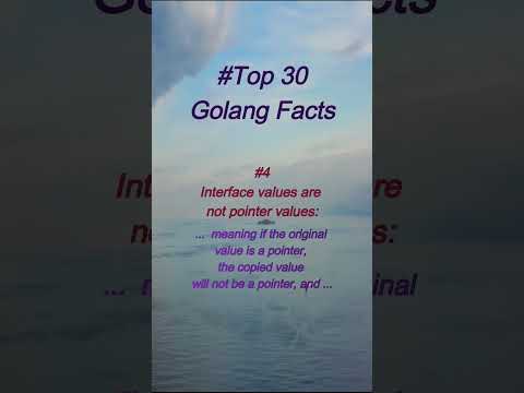 Did you know this about interface values and pointers in Go? #golang #shorts