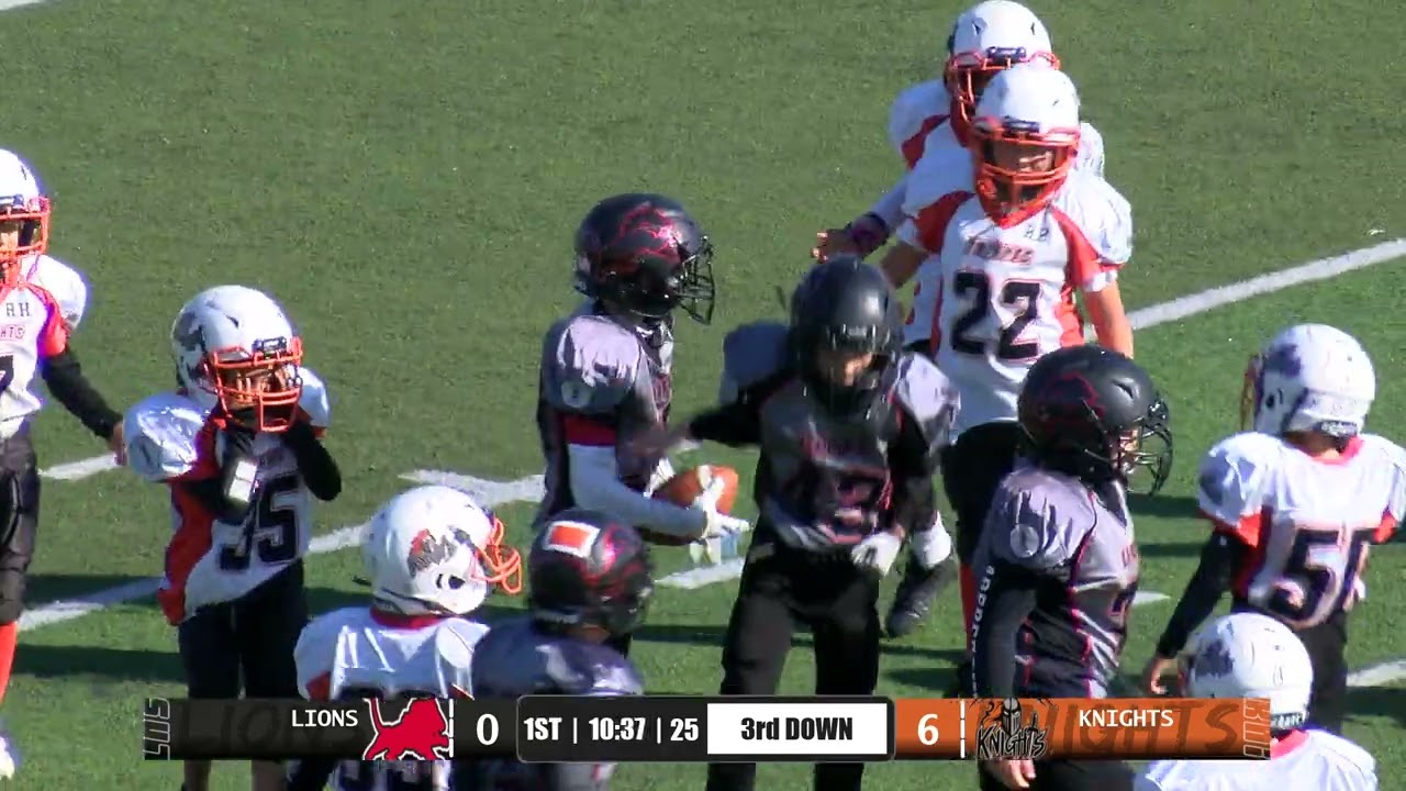 WJFL Field Day - Junior Lions Vs. Knights