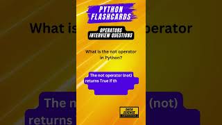 Python Operators Interview Questions #shorts #python #datascience #machinelearning #programming
