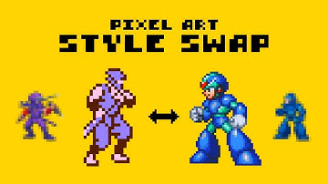 Pixel Art STYLE SWAP! | Ninja Gaiden ⇄ Mega Man X4