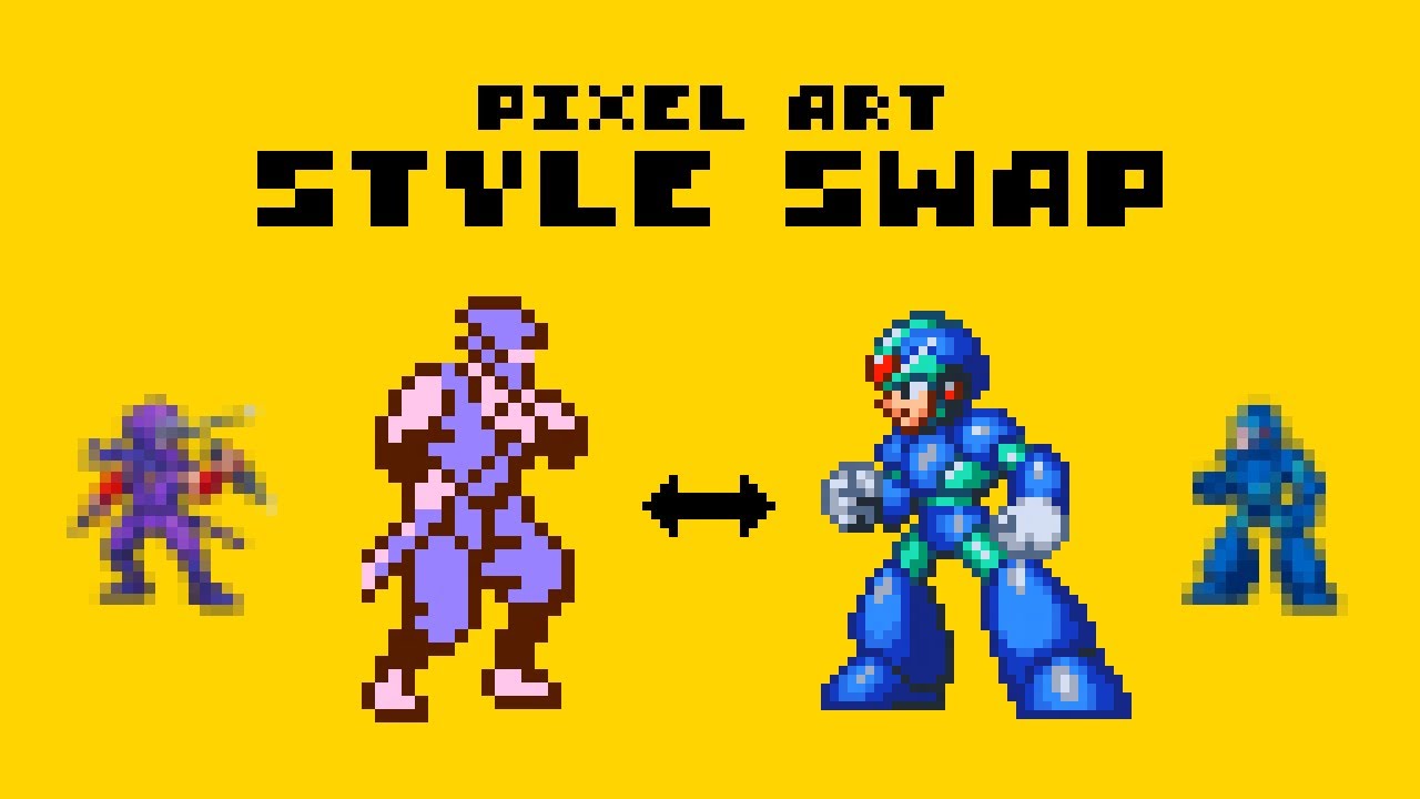 Pixel Art Style Swap! | Ninja Gaiden ⇄ Mega Man X4 - Youtube