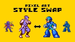 Pixel Art STYLE SWAP! | Ninja Gaiden ⇄ Mega Man X4
