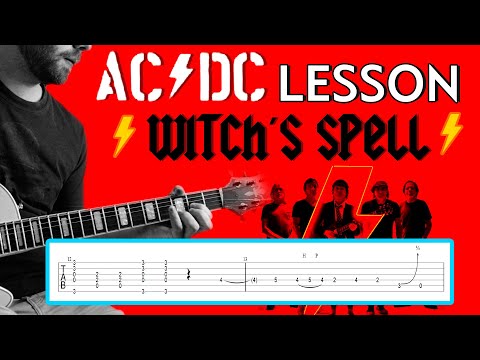 AcDc - Witch's Spell Guitar Lesson: Play Like Angus Young
