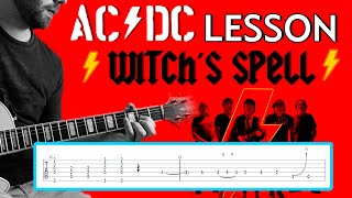 Ac/dc - Witch&#39;s Spell Guitar Lesson: Play Like Angus Young