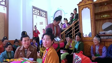 Phong tục trao nhận khăn piêu đám cưới dân tộc Thái Tây Bắc @NorthwestBeats2019  @LaoDancingTV