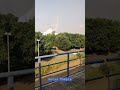 Lotus Temple View from Velvet Line Metro #shorts #lotustempledelhi