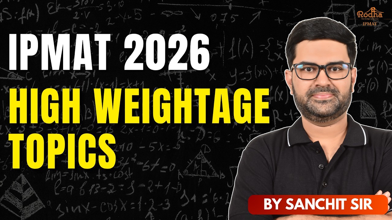 IPMAT Indore 2026 Quant Strategy 🔥 Most Important Topics + Last 20 Days ...