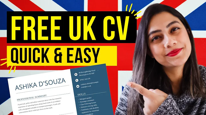 Create an Impressive CV in Minutes with a Free UK Template