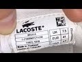 How to find original Lacoste shoes production date