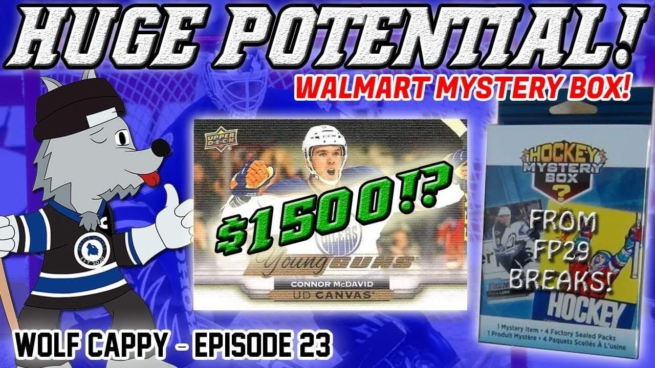 $1500 CARD!? Hockey Mystery Box - Giveaway Winner from FP29 Breaks - Wolf Cappy Episode 23