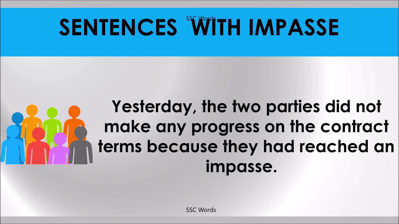 IMPASSE definition in American English