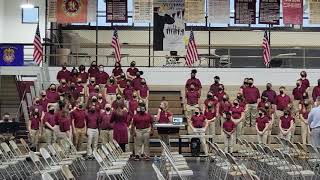 8th grade choir singing my old Kentucky home.