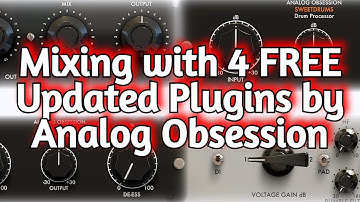 4 FREE Enhancer VST PLUGINS by Analog Obsession Updated - PREDD, ReLife, SweetBox & SweetDrums