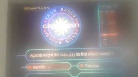 Playing KBC on computer