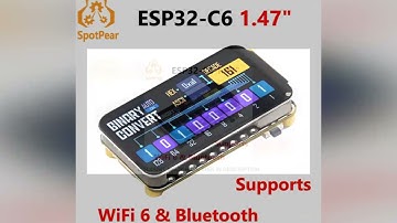 Waveshare ESP32-C6 1.47inch Display Development Board 172×320 Supports WiFi 6 & Bluetooth ESP32 1.47