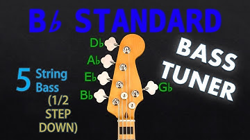 Bb STANDARD - 5 STRING BASS Tuning (Tuner)