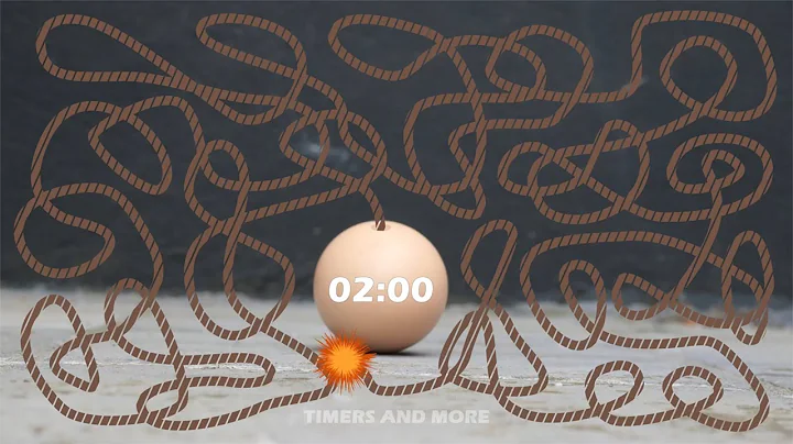 2 Minute Egg 🥚 Bomb 💣 Timer with a BIG Eggsplosion