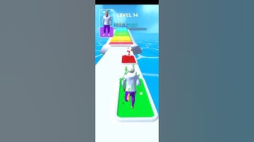 Dna Run 3d gameplay walkthrough | #manikemagehithe  | #shorts