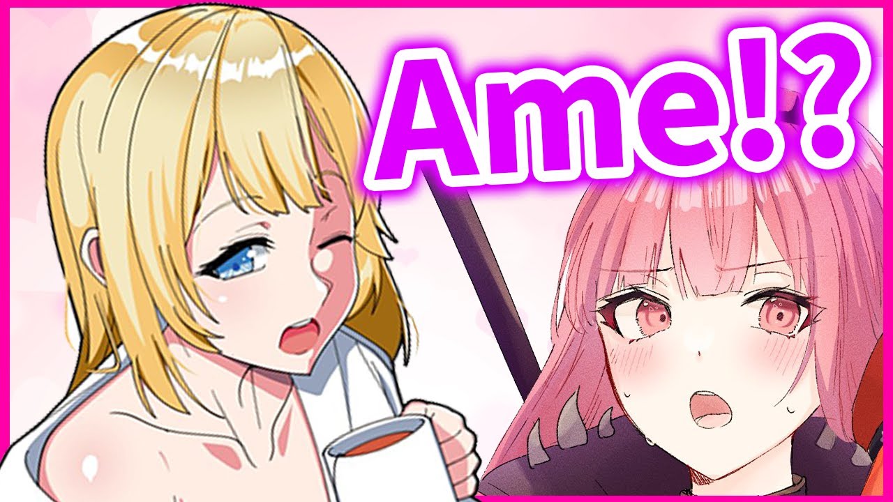 Amelia is 𝐍*𝐊𝐄𝐃 while watching Calli’s birthday Stream Live【HololiveEN】