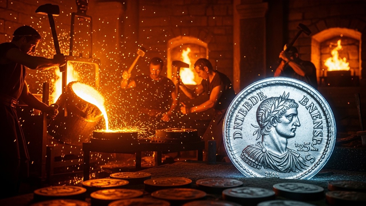 Inside the Roman Mint: How the Silver Denarius Fueled an Empire (Full Process)