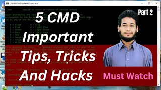 5 CMD Tips, Tricks and Hacks | Top 5 Secret CMD Commands  You Must Know | Babar Azeem