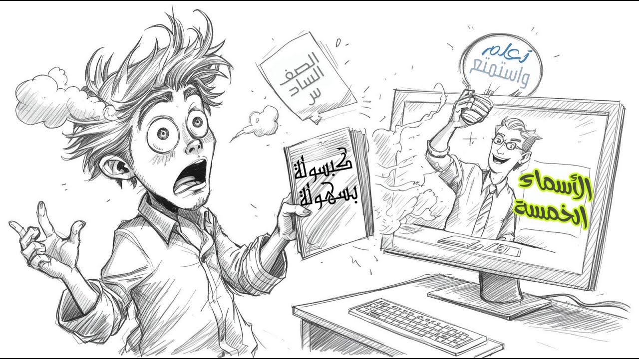 الاسماء الخمسة وكيفية إعرابها للصف السادس - الأسماء الخمسة - كيفية 