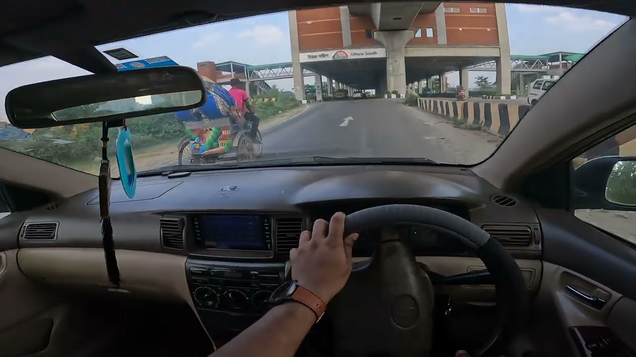 Pallabi Mirpur to Uttara Sector 17 - Dhaka Car POV