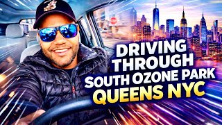 Driving through south ozone park Queens NYC 