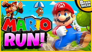 SUPER MARIO RUN | Immersive Interactive Warm Up 🍄 | Level UP Parkour | Viral Interactive Game screenshot 5